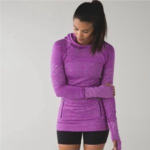 Lululemon long sleeve with hood - Never Worn!